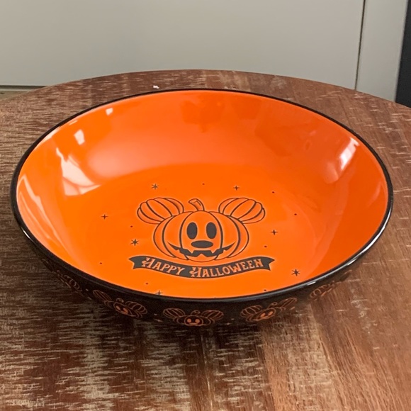 Mickey Jack O’Lantern Pumpkin Disney Halloween Bowl - Picture 3 of 9